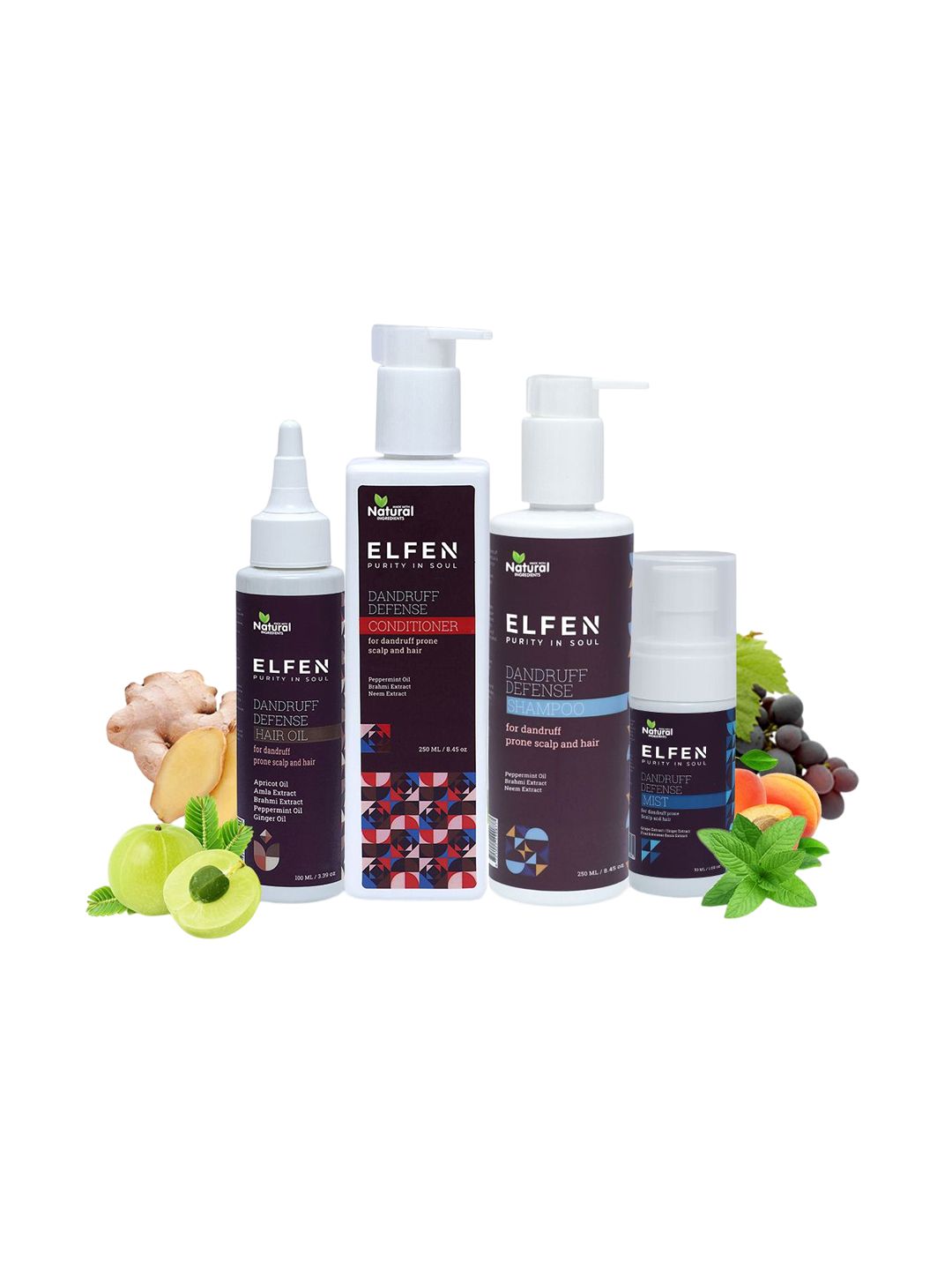 ELFEN Dandruff Defence Hair Mist With Natural Goodness of Ginger & Grape Extract - 50 ml-image-44