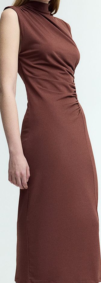 coffee brown dress for women Grace Maxi Dress - Coffee Brown
