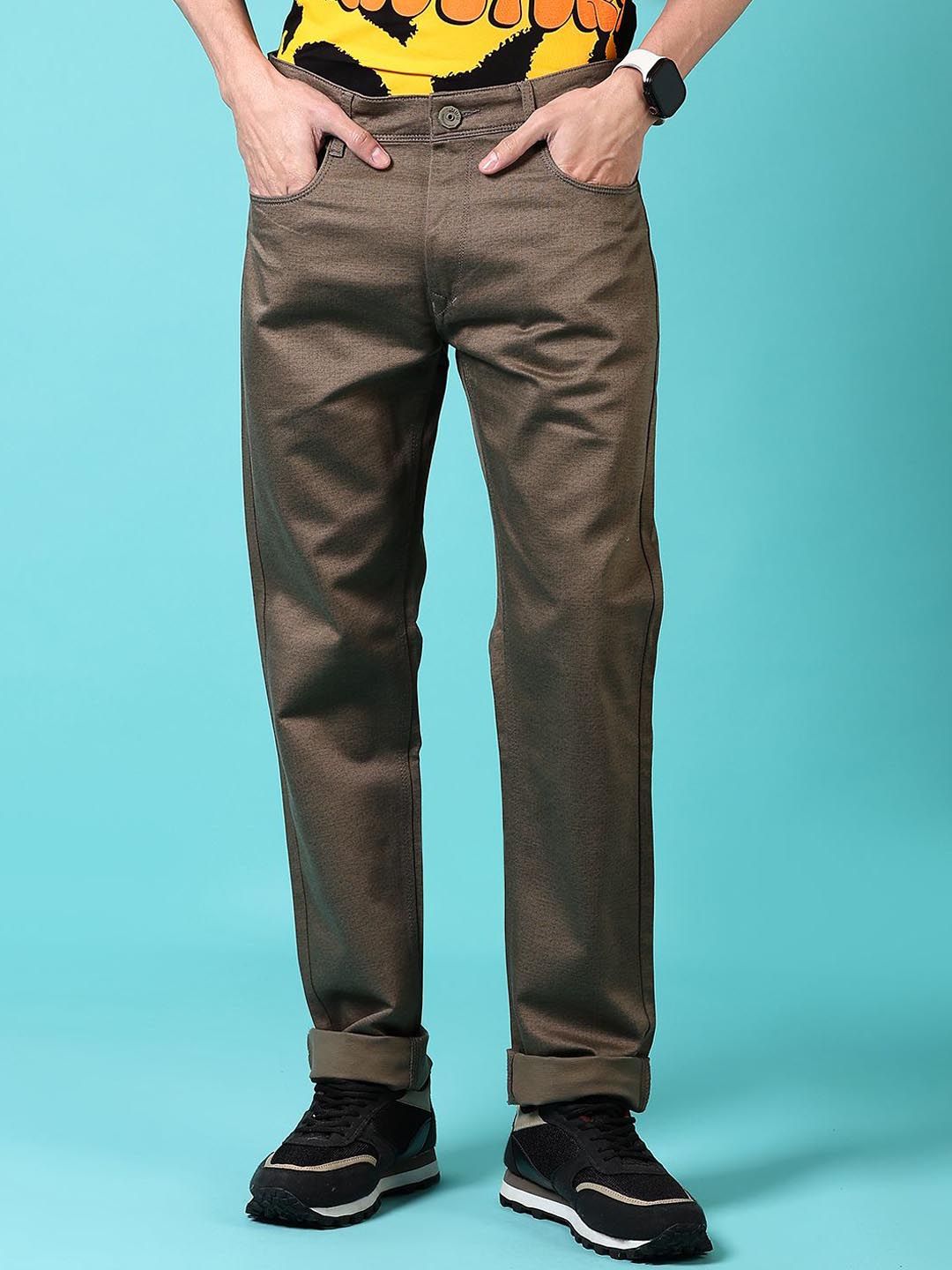 V-Mart Men Printed Chinos Trousers-picture-13