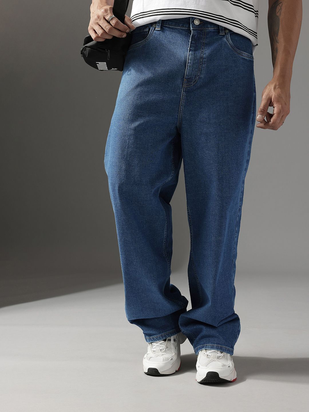 FCUK Men Loose Fit Stretchable Jeans-picture-29