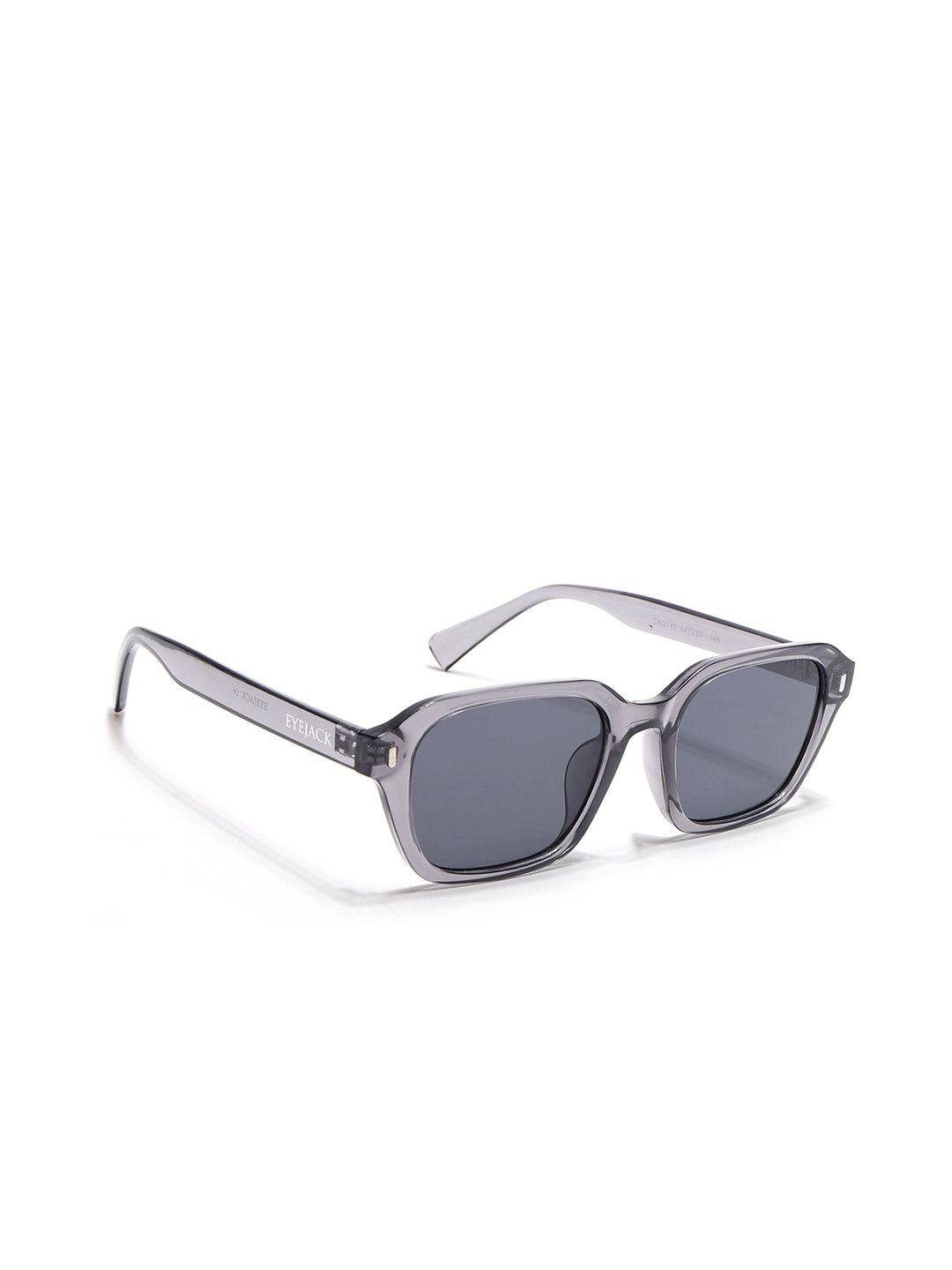 Eyejack UV Protected Grey Square Sunglasses for Men & Women (3740CL1000)-picture-10