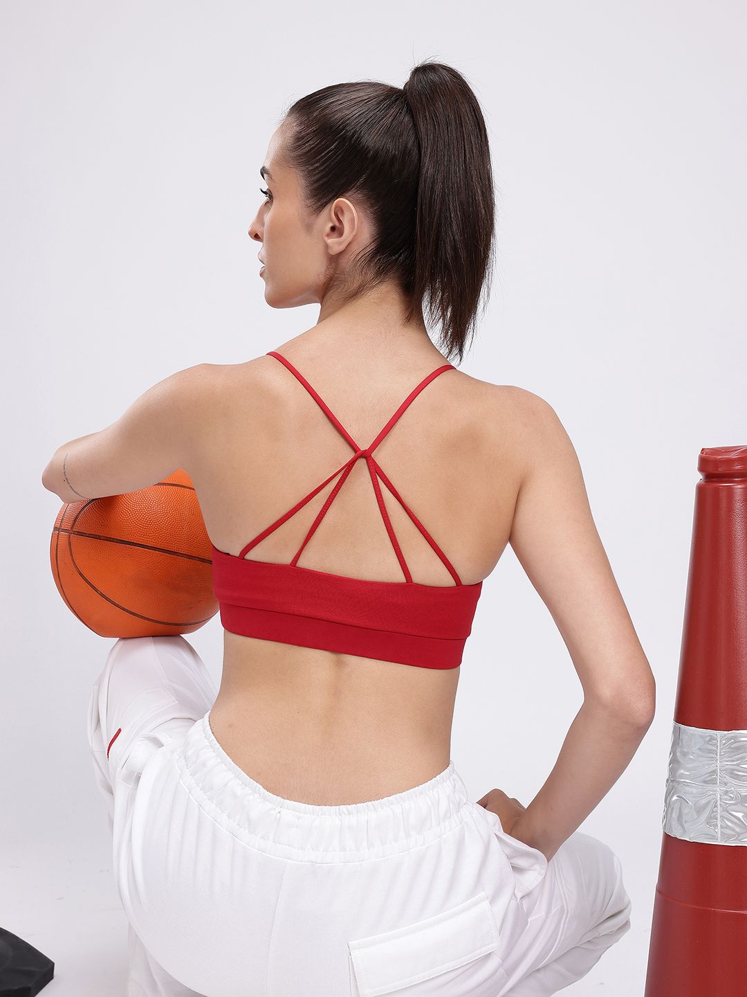 HRX by Hrithik Roshan Styled Removable Padding Back Medium Coverage T-shirt Bra KL103_04_A