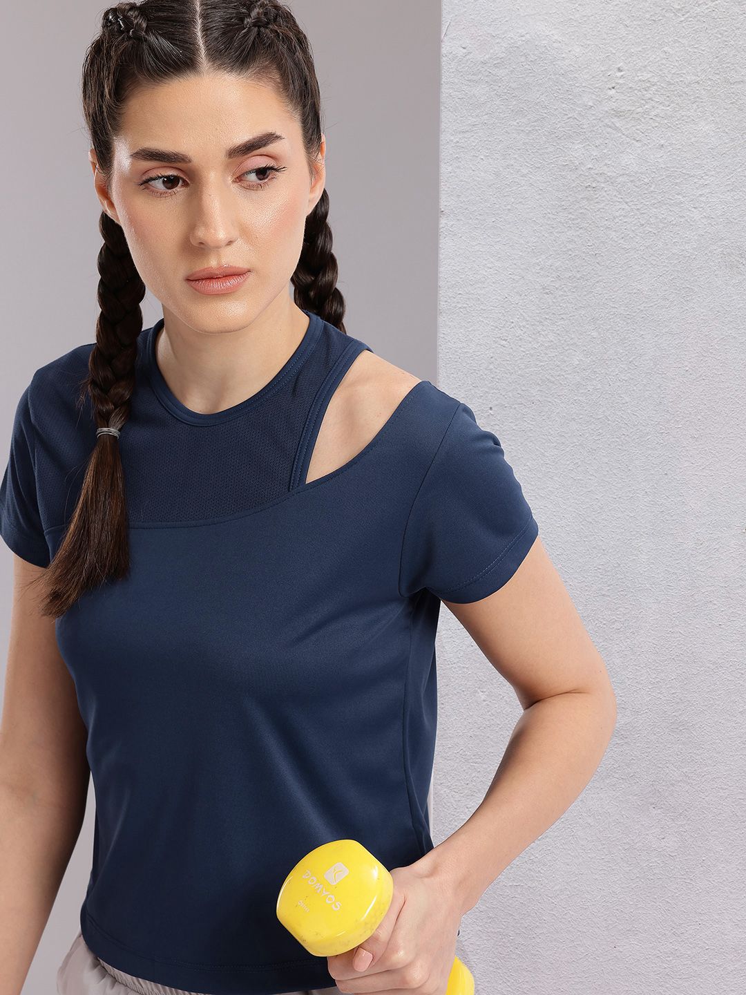 HRX by Hrithik Roshan Women Cut Outs Rapid-Dry Training T-shirt-picture-15