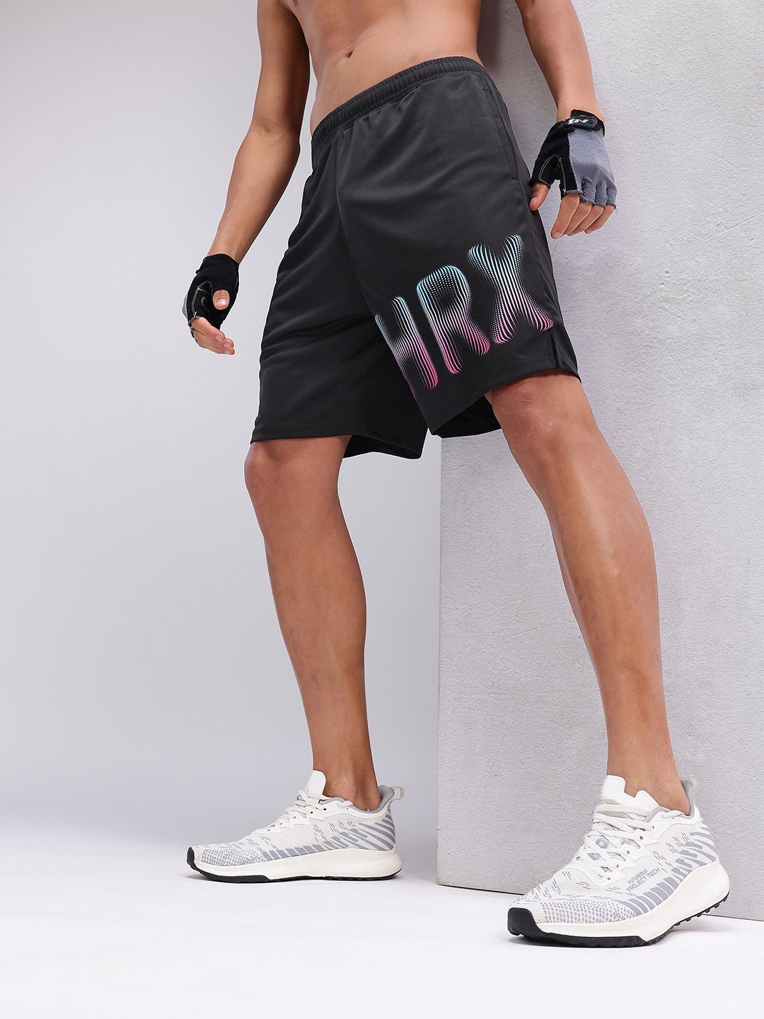 HRX by Hrithik Roshan Men Printed Rapid-Dry Training Sports Shorts-picture-34