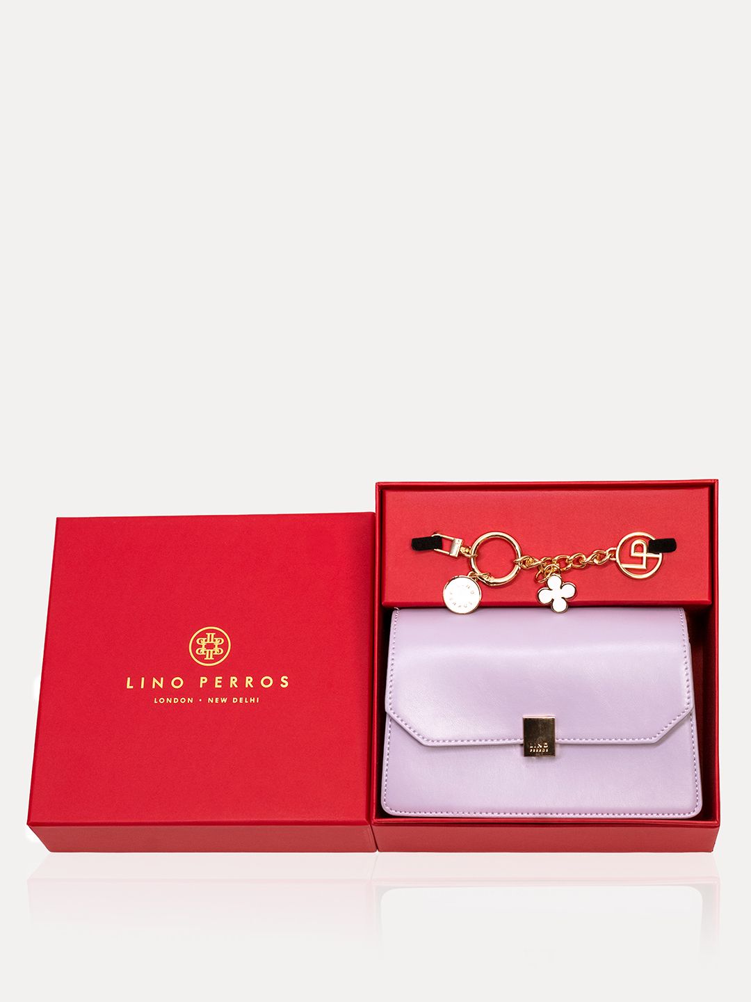 Lino Perros Structured Sling Bag with Applique-picture-30