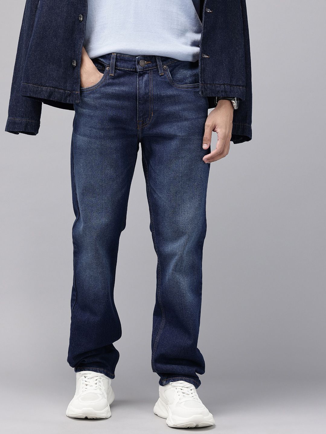 U.S. Polo Assn. Denim Co. Men Harold Slim Straight Fit Light Fade Stretchable Jeans-picture-18
