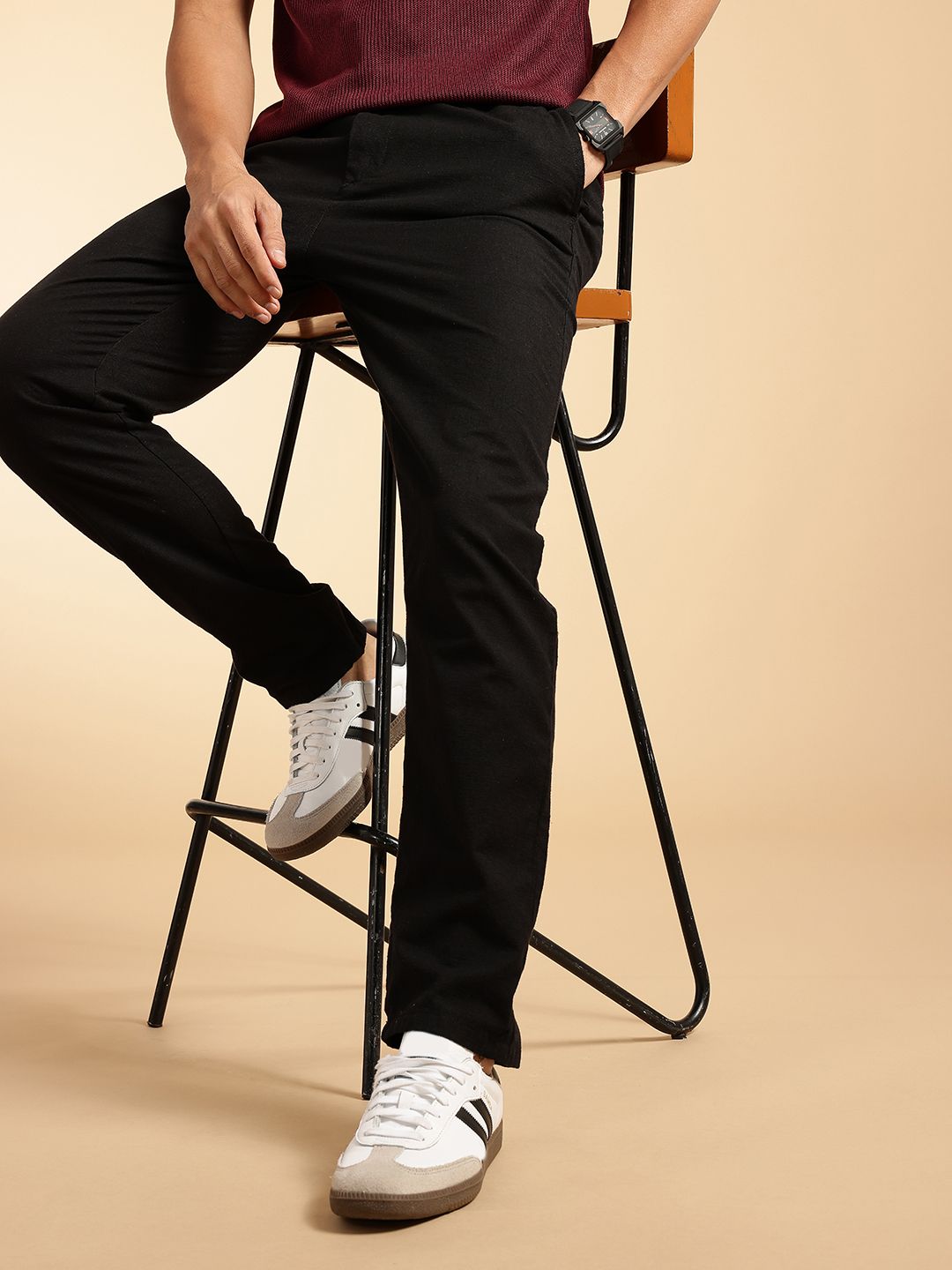 French Connection Men Regular Fit Trousers-picture-30