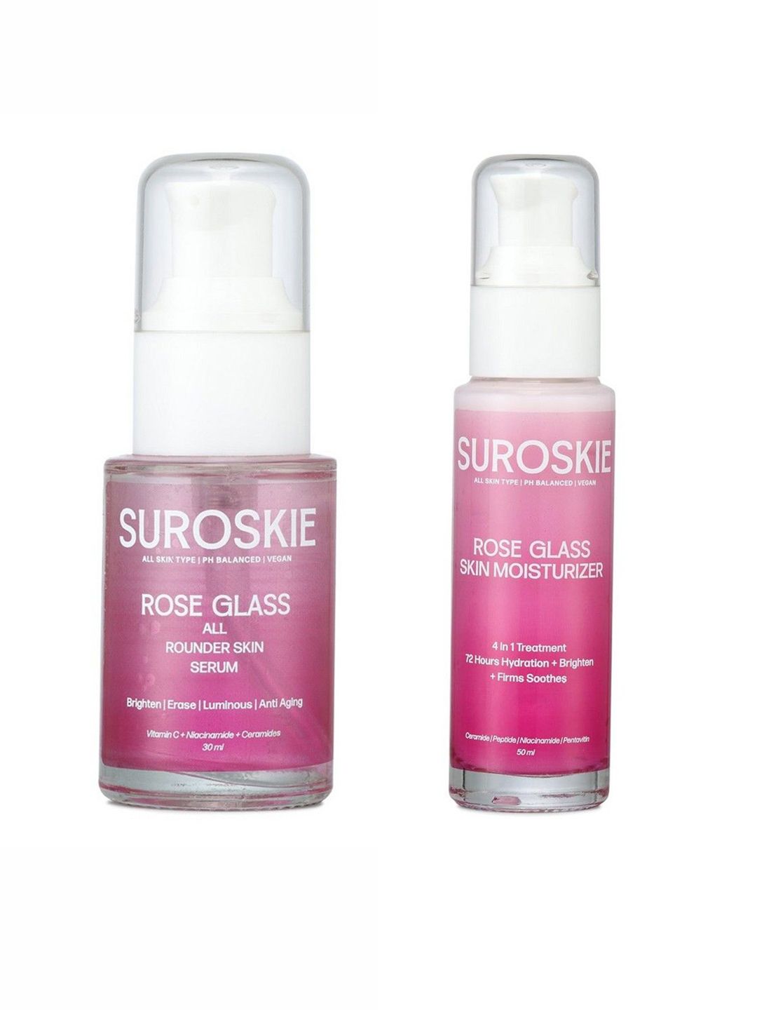 SUROSKIE Set of Rose Glass Skin Moisturizer 50ml & Face Serum 30ml-image-27