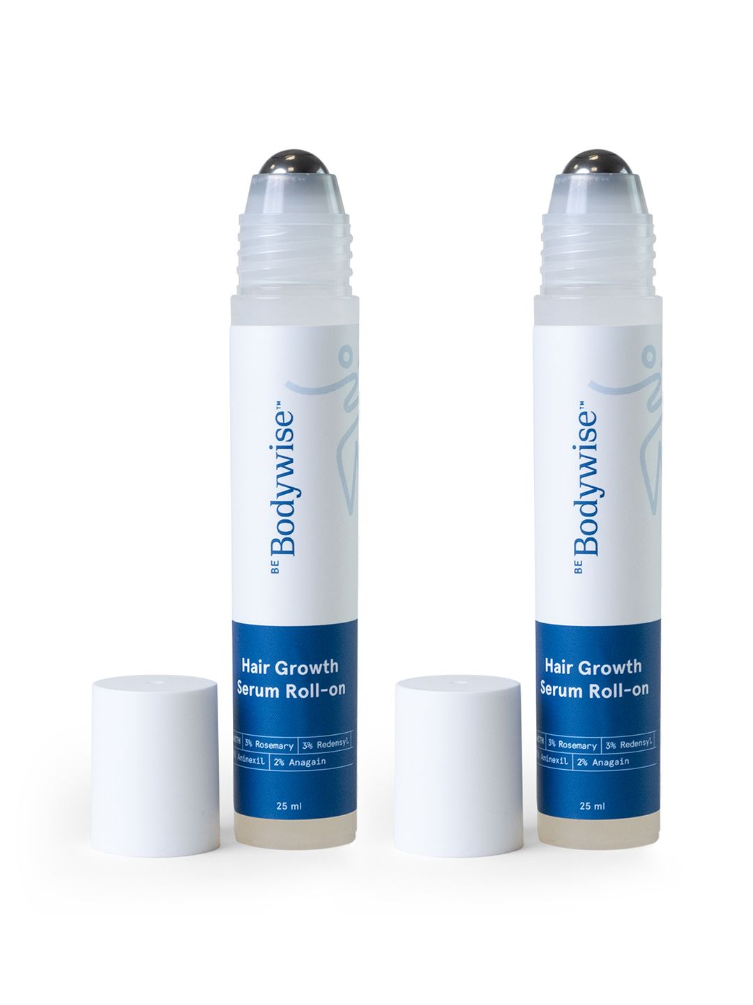 Be Bodywise 2Pcs Hair Serum Roll-On with Rosemary & Redensyl for Hair Growth - 25ml each-picture-28