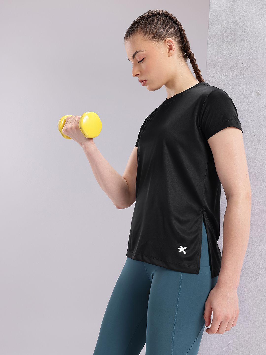 HRX by Hrithik Roshan Side Slit Training T-shirt-picture-54