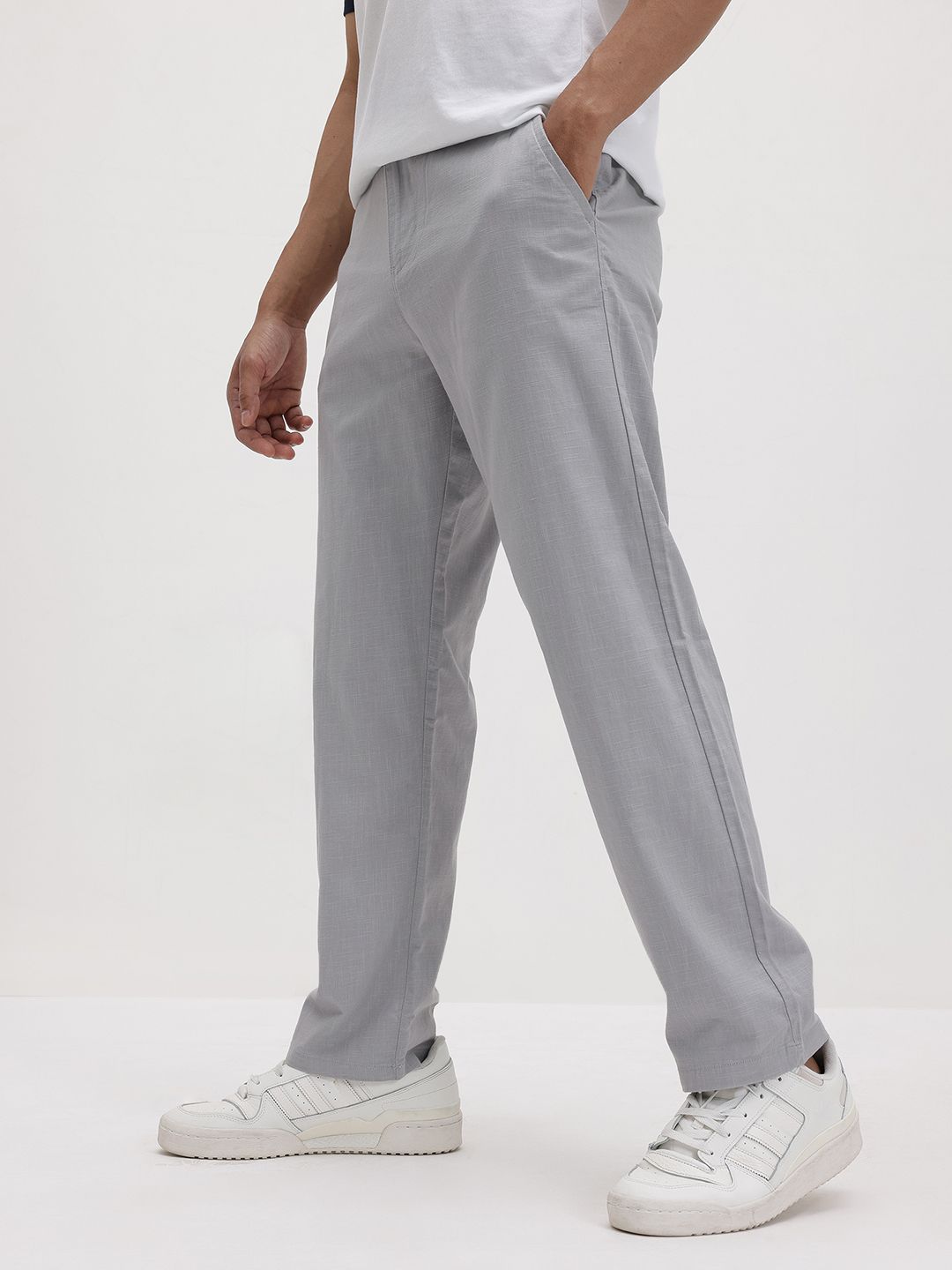 The Roadster Life Co. Men Straight Fit Trousers-picture-46