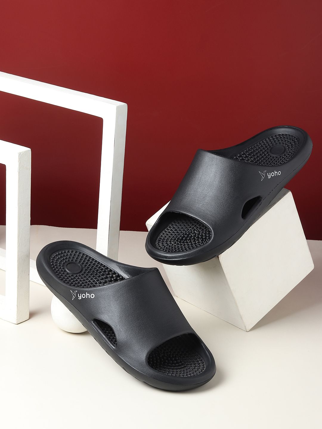 YOHO Men Nest Comfortable Cushioned Acupressure Slider-picture-30