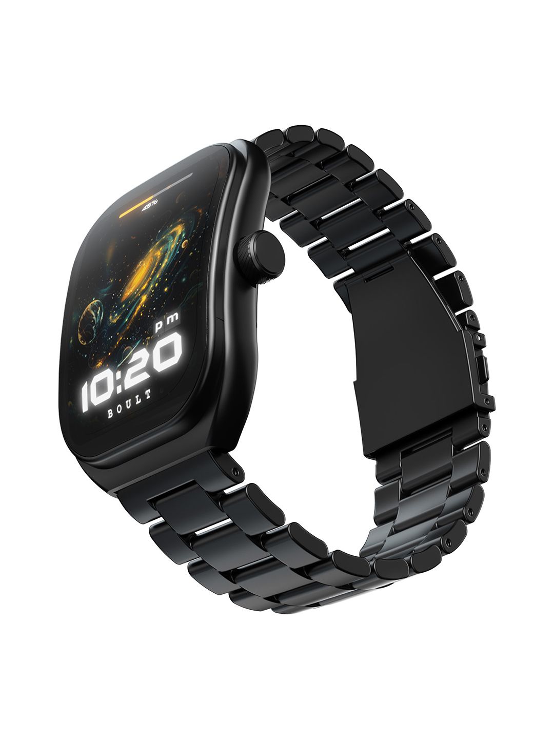 Boult Trail Metal Black 2.01" 3D Curved Display Smart Watch