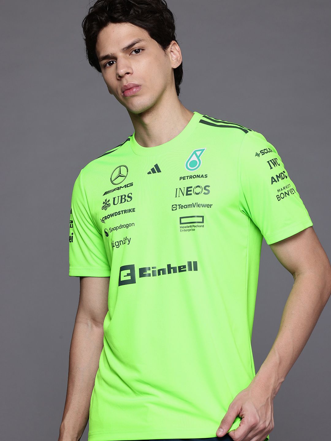 ADIDAS Mercedes AMG Petronas One Team Set Up T-shirt-image-30