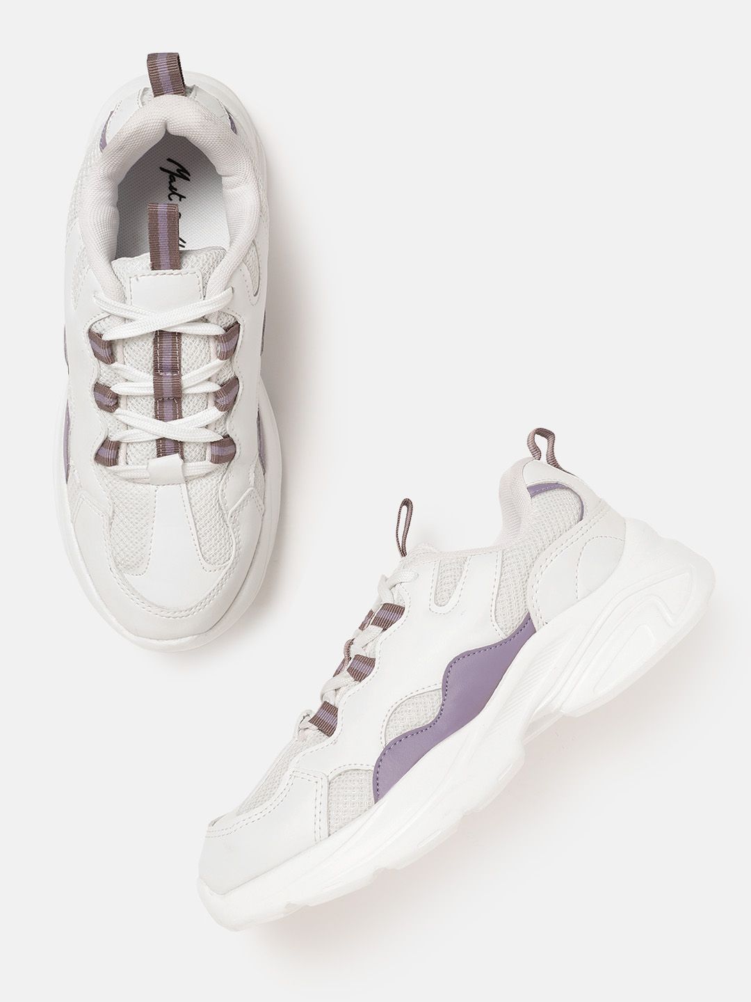 Mast & Harbour Women Striped Woven Design Sneakers-picture-18