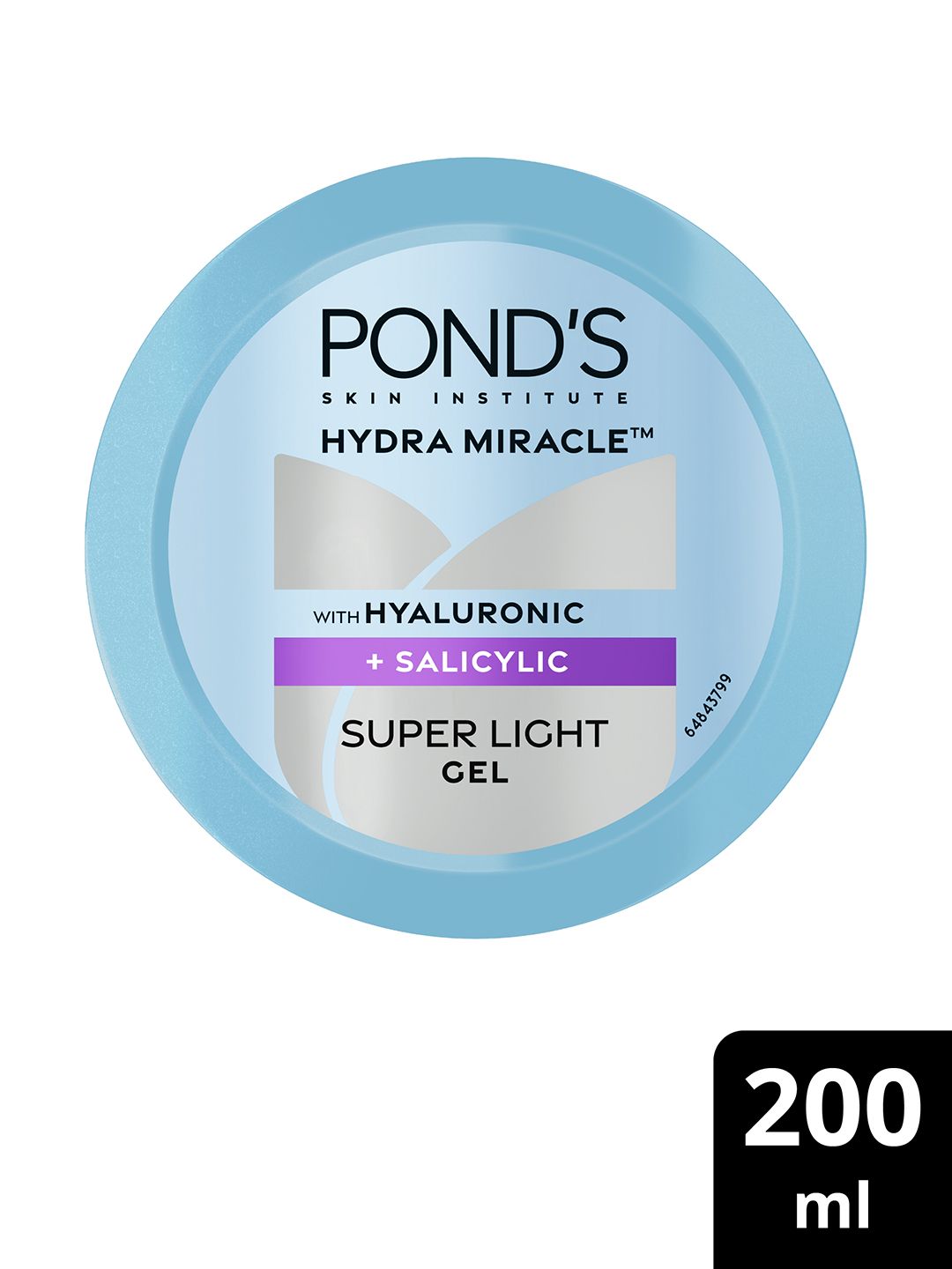 Ponds Hydra Miracle Super Light Gel With Hyaluronic Acid & Salicylic - 200ml-image-48