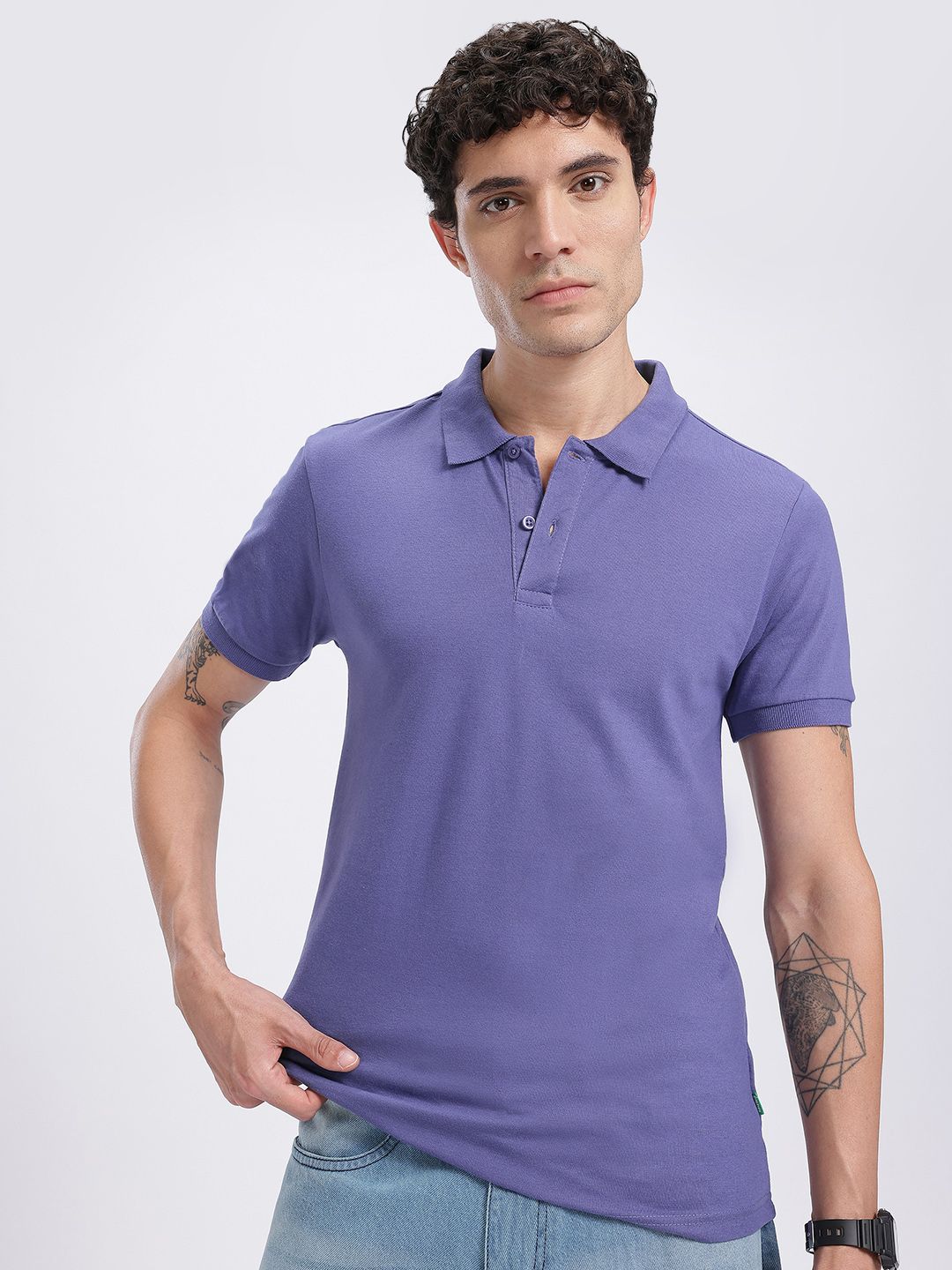 glitchez Polo Collar Regular Fit T-shirt-picture-17