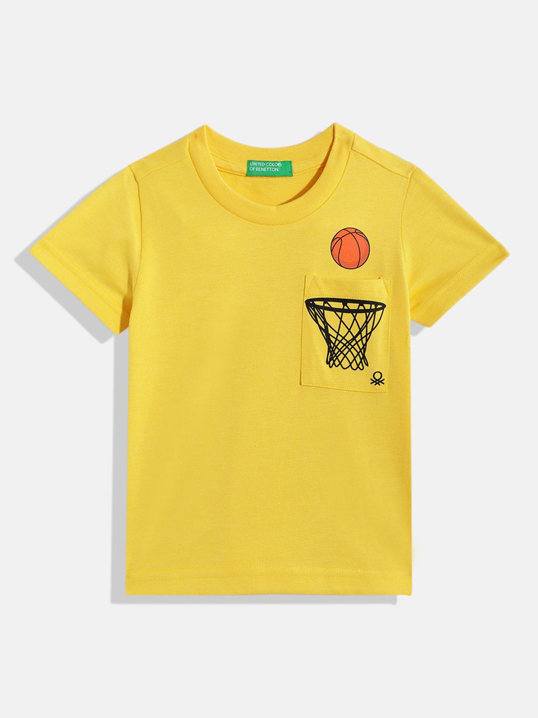 United Colors of Benetton Boys Basketball Printed T-shirt-picture-30