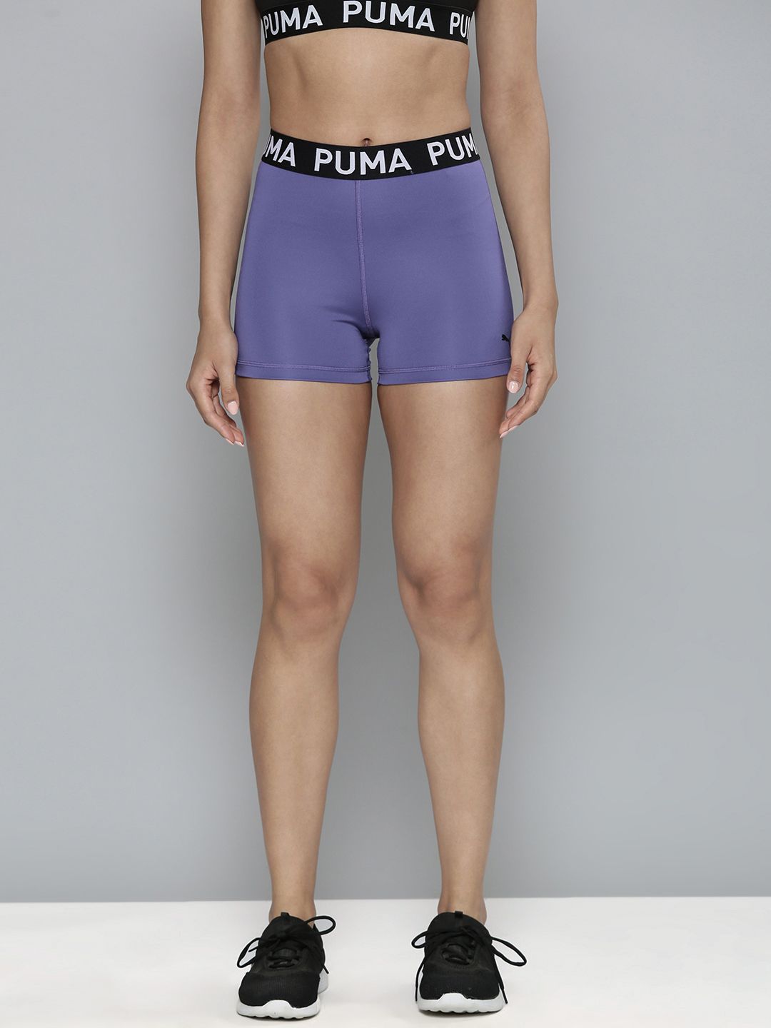 Puma Women Skinny Fit High-Rise Training or Gym Sports Shorts-picture-11