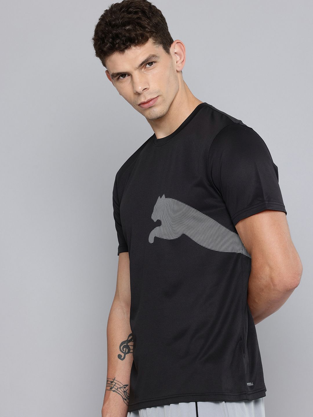 Puma Brand Logo Printed Drycell Training T-shirt-picture-18