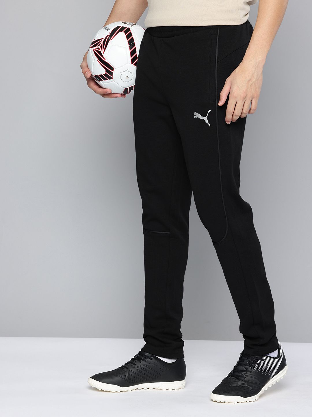 Puma Men TeamFinal Slim Fit DryCell Football Track Pants-picture-28