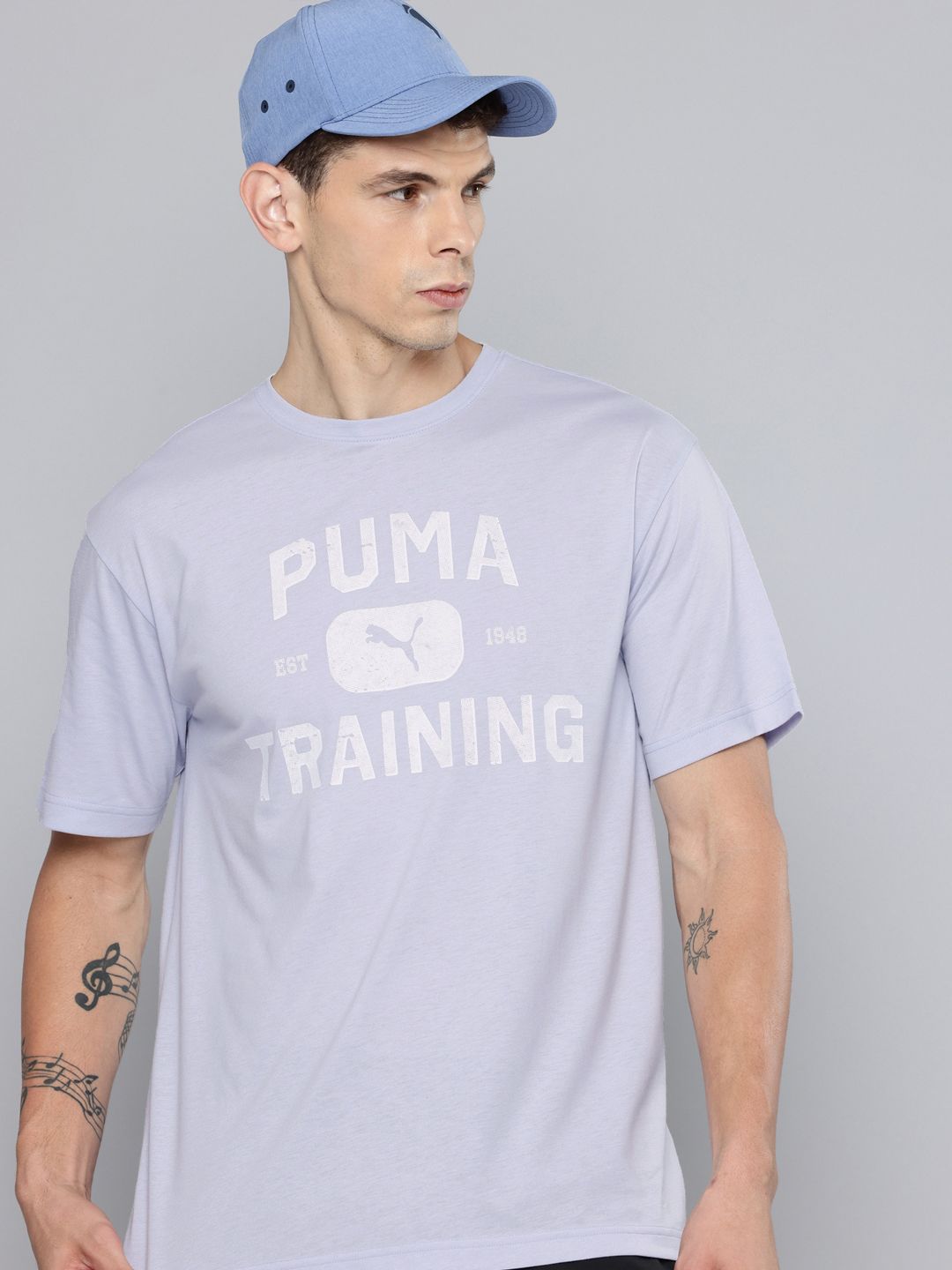 Puma Brand Logo Printed Drycell Training T-shirt-image-41