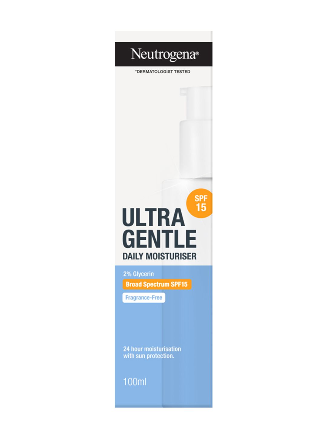Neutrogena Ultra Gentle SPF 15 Daily Face Moisturizer with 2% Glycerine - 100 ml-picture-31