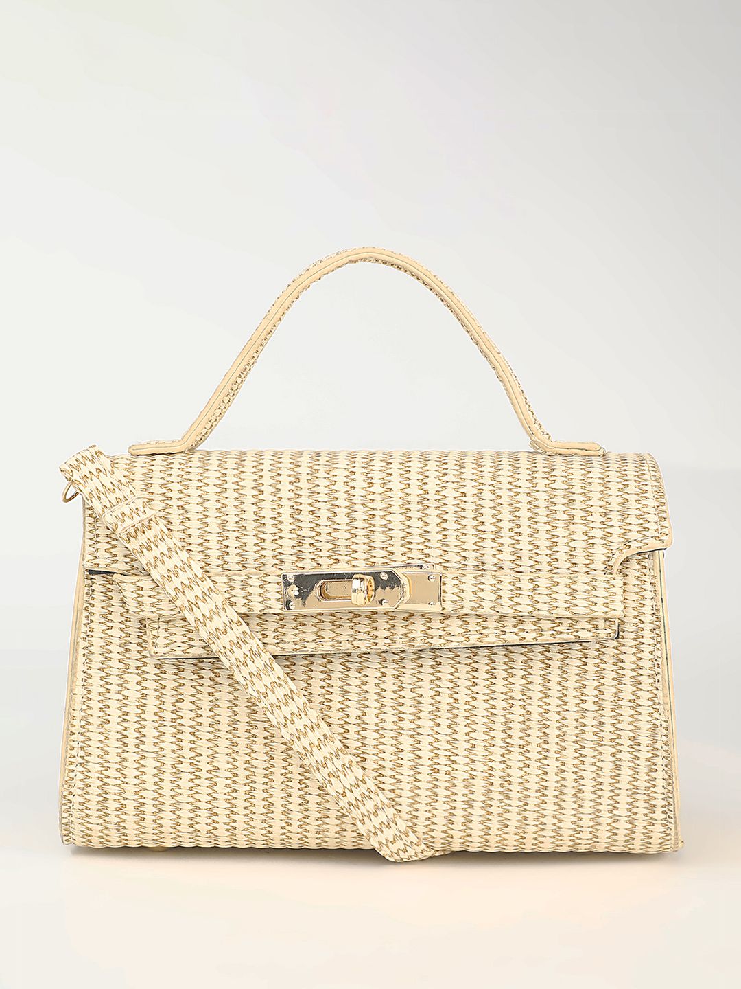LULU & SKY Striped PU Shopper Shoulder Bag with Tasselled-image-13