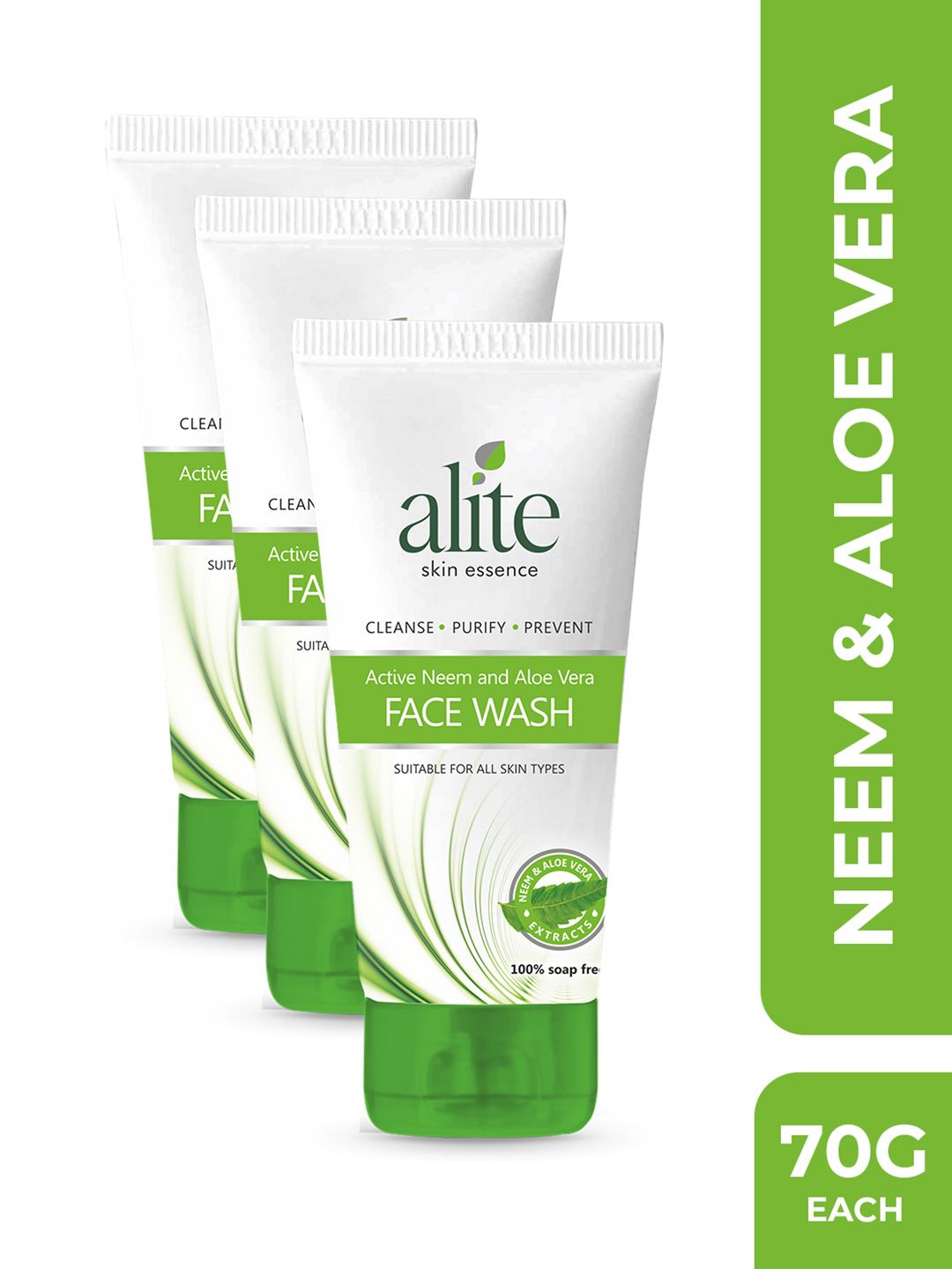 Alite Set Of 3 Skin Essence Active Neem & Aloe Vera Face Wash For Hydrating Skin-70 g Each-picture-27