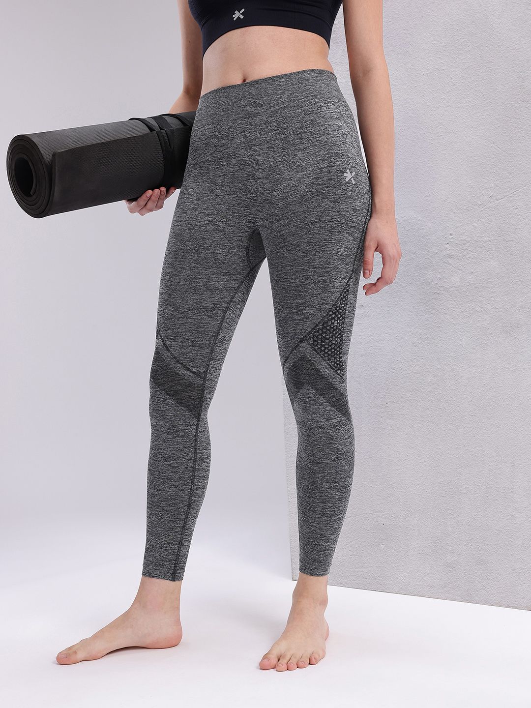 HRX by Hrithik Roshan Women Rapid-Dry Antimicrobial Seamless Yoga Tights-picture-17