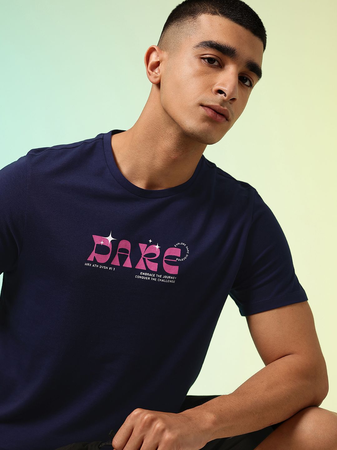 HRX by Hrithik Roshan Men Typography Printed Rapid-Dry Training T-shirt-picture-44