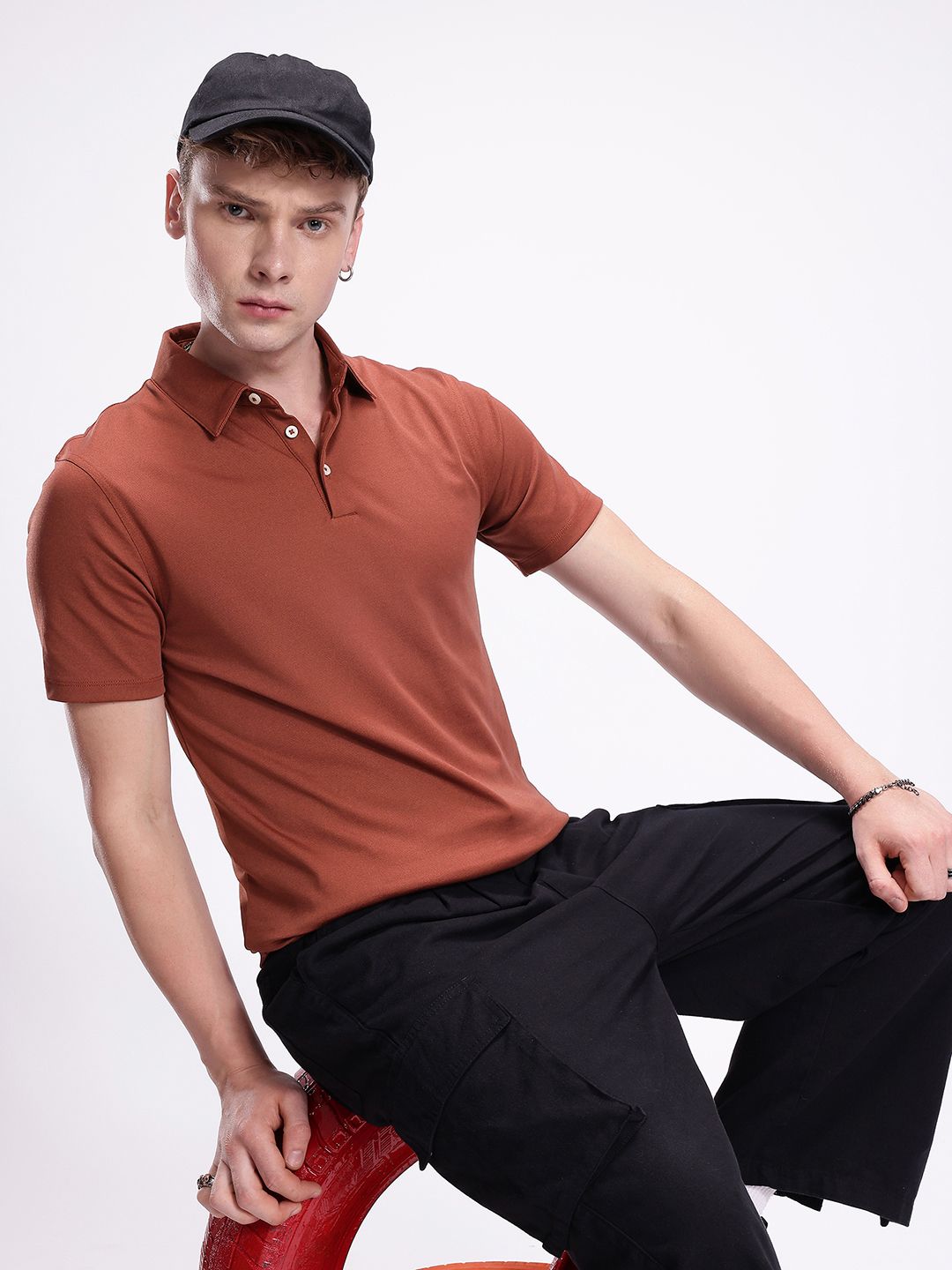 Kook N Keech Men Polo Collar T-shirt
