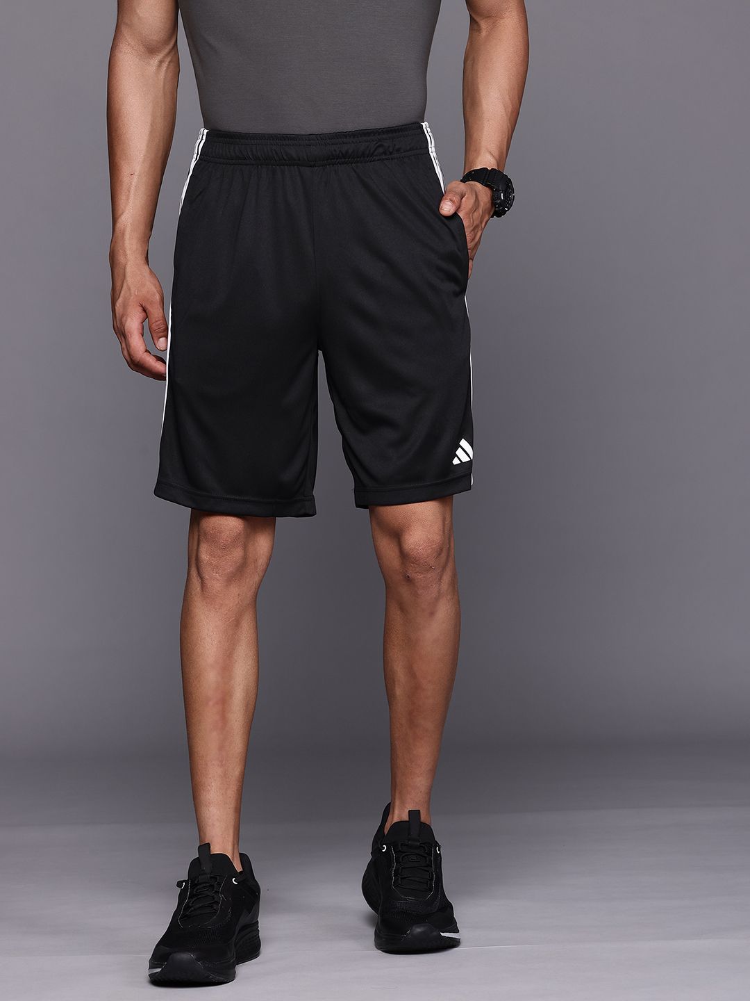 Adidas Men 3 Striped Logo Shorts