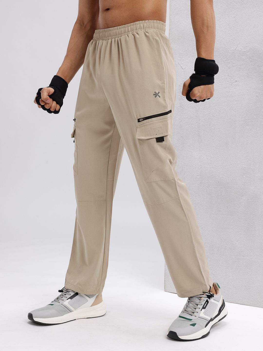 HRX by Hrithik Roshan Men Mid-Rise Rapid-Dry Training Track Pants-picture-42