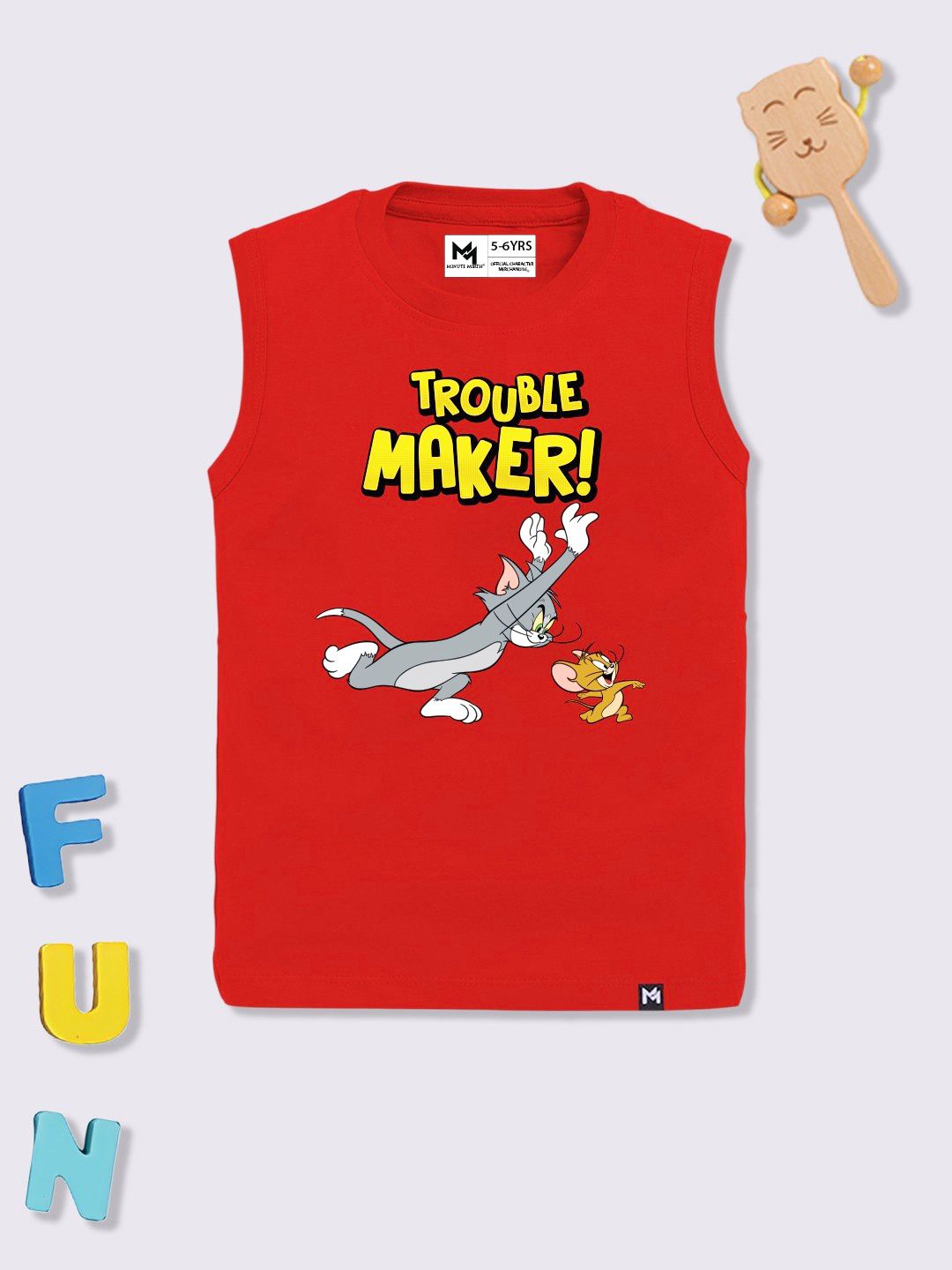 YK X Minute Mirth Boys Printed T-shirt-image-44