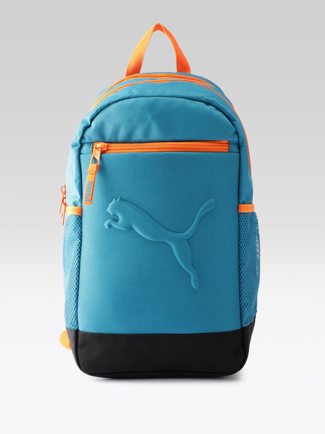 Puma Kids Buzz Youth Brand Logo Embossed Small Backpack with Reflective Strip-picture-44