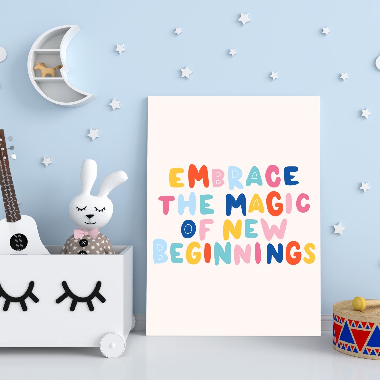 Chalk My Theme White & Pink 1 Piece Wood Other Wall Paintings-picture-18