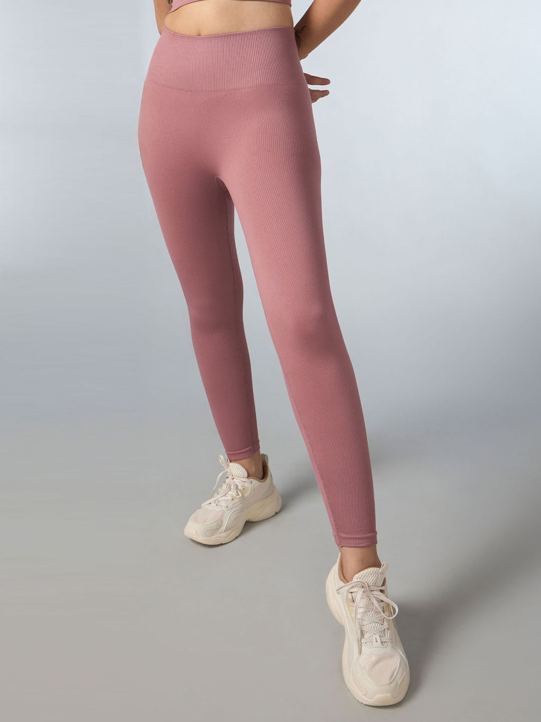 CULT Women Pink Versatile Seamless Tights-picture-33