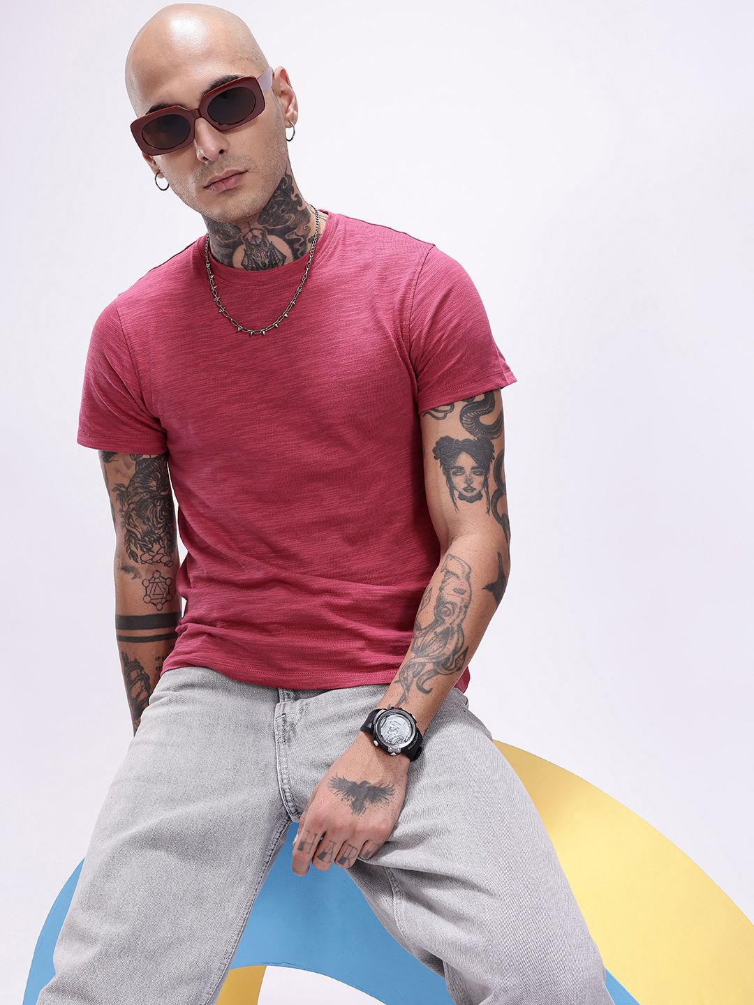 Kook N Keech Men Printed Pure Cotton T-shirt-image-18