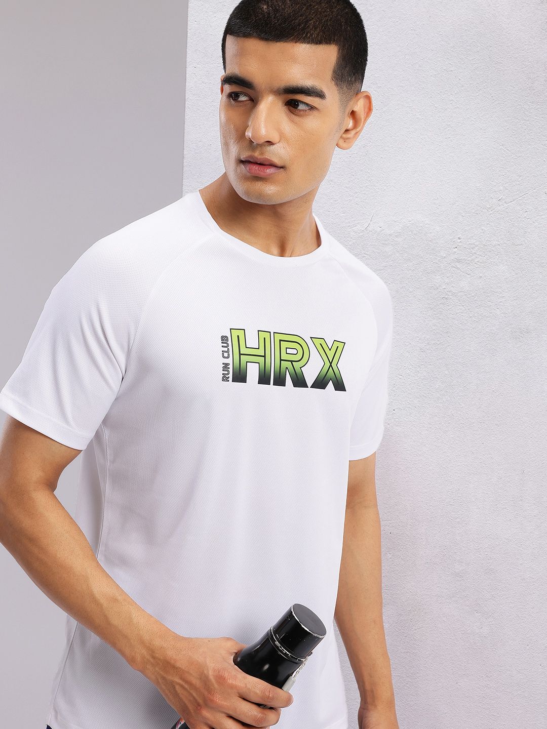 HRX by Hrithik Roshan Brand Logo Print Rapid-Dry Running T-shirt-picture-14