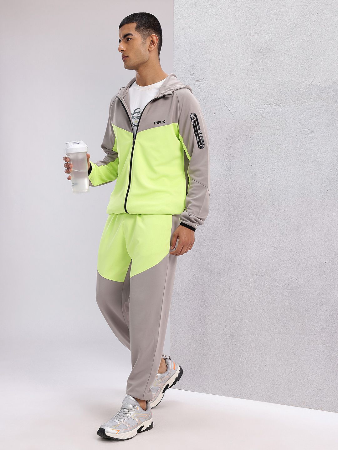 HRX by Hrithik Roshan Colourblock Rapid-Dry Running Tracksuit-picture-16