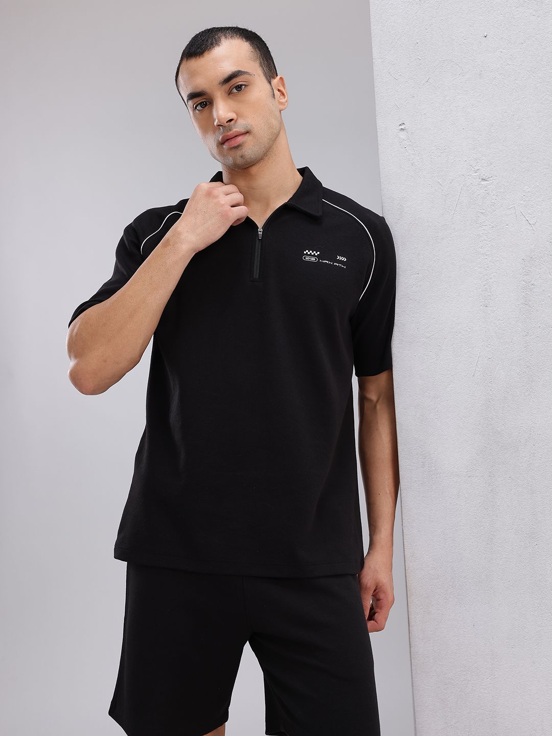 HRX by Hrithik Roshan Typography Printed Detail Raglan Sleeves Lifestyle Tracksuit-picture-12