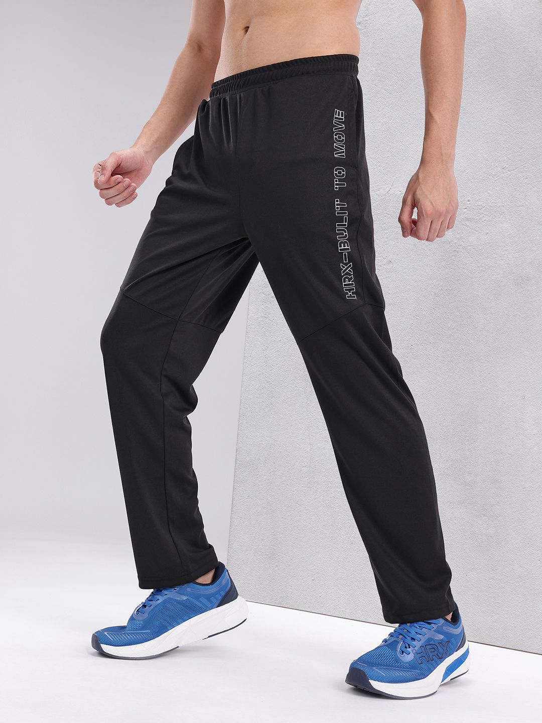 HRX by Hrithik Roshan Men Printed Detail Rapid-Dry Training Track Pants-picture-34