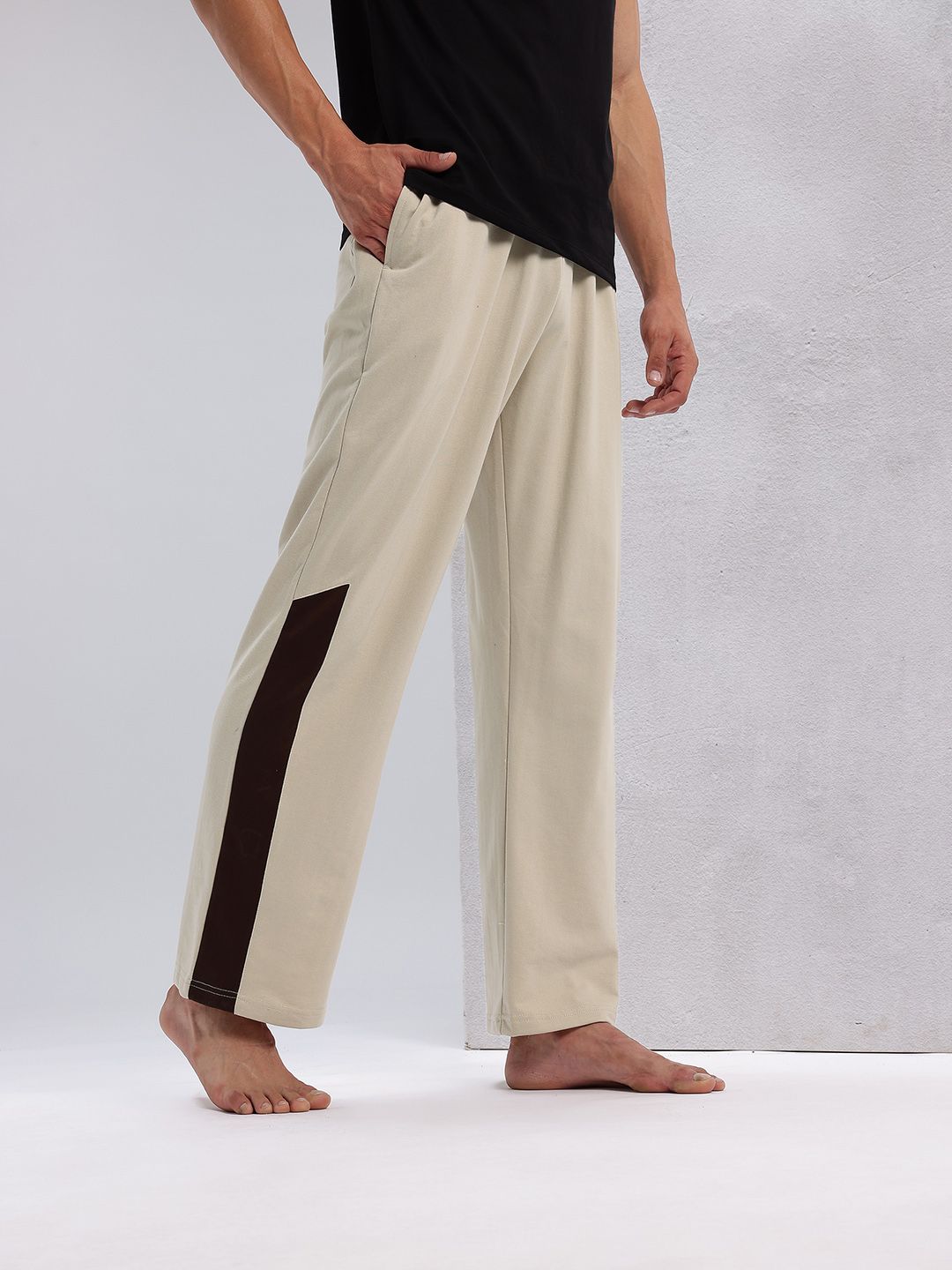 HRX by Hrithik Roshan Men Mid-Rise Yoga Track Pants with Side Stripes-picture-30