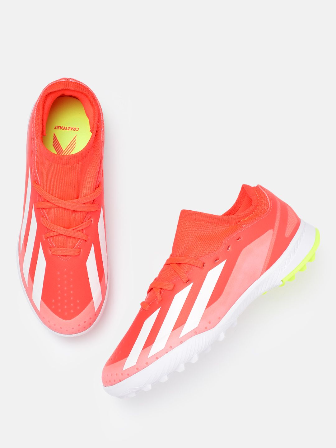 ADIDAS Kids X Crazyfast League Turf J Football Shoes-picture-49
