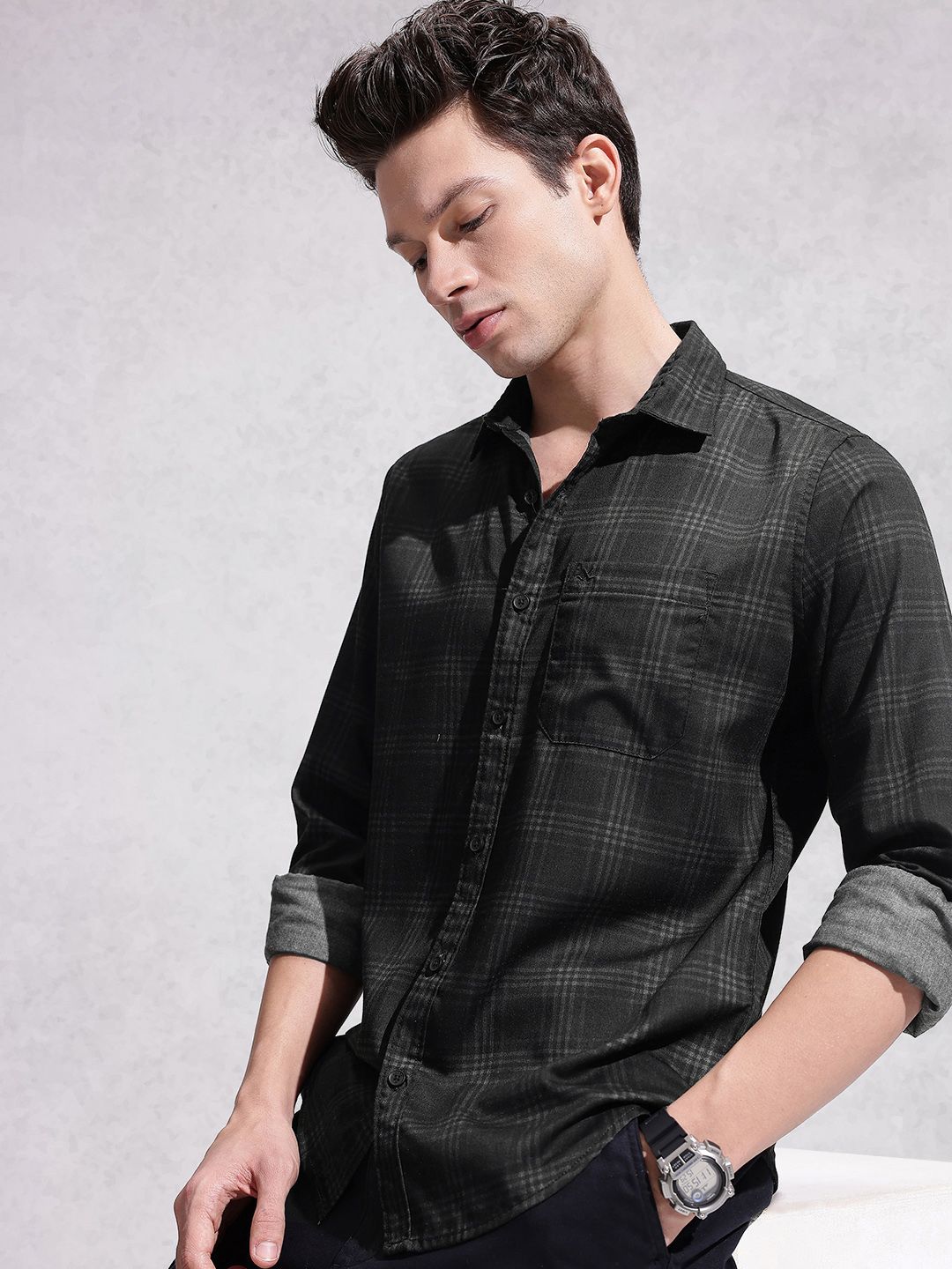 WROGN Checked Casual Shirt-image-7