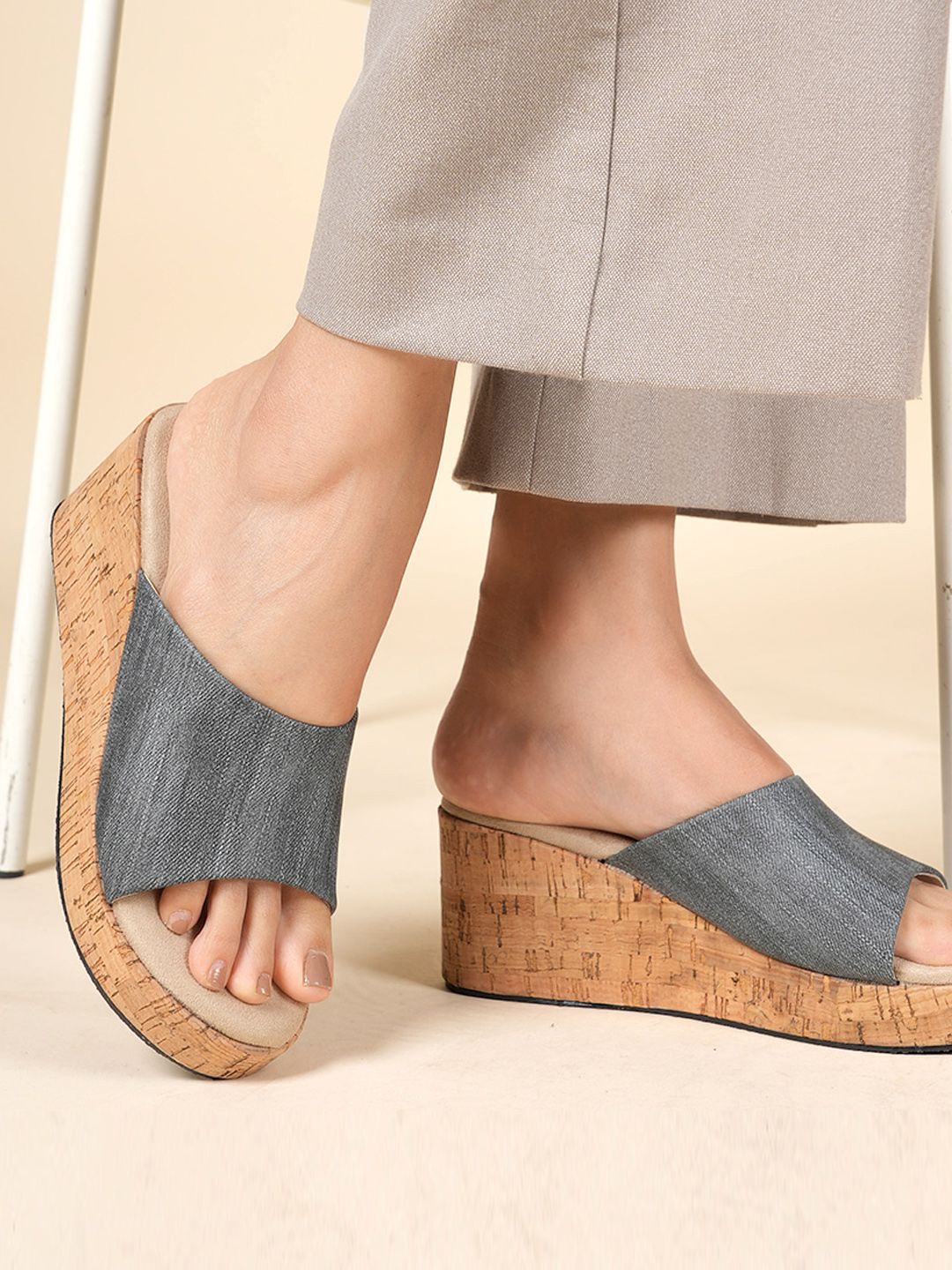 DressBerry Embellished Wedge Mules-picture-26