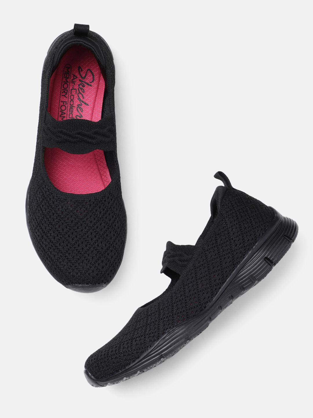 Skechers SEAGER Sporty Style Mary Jane Flats