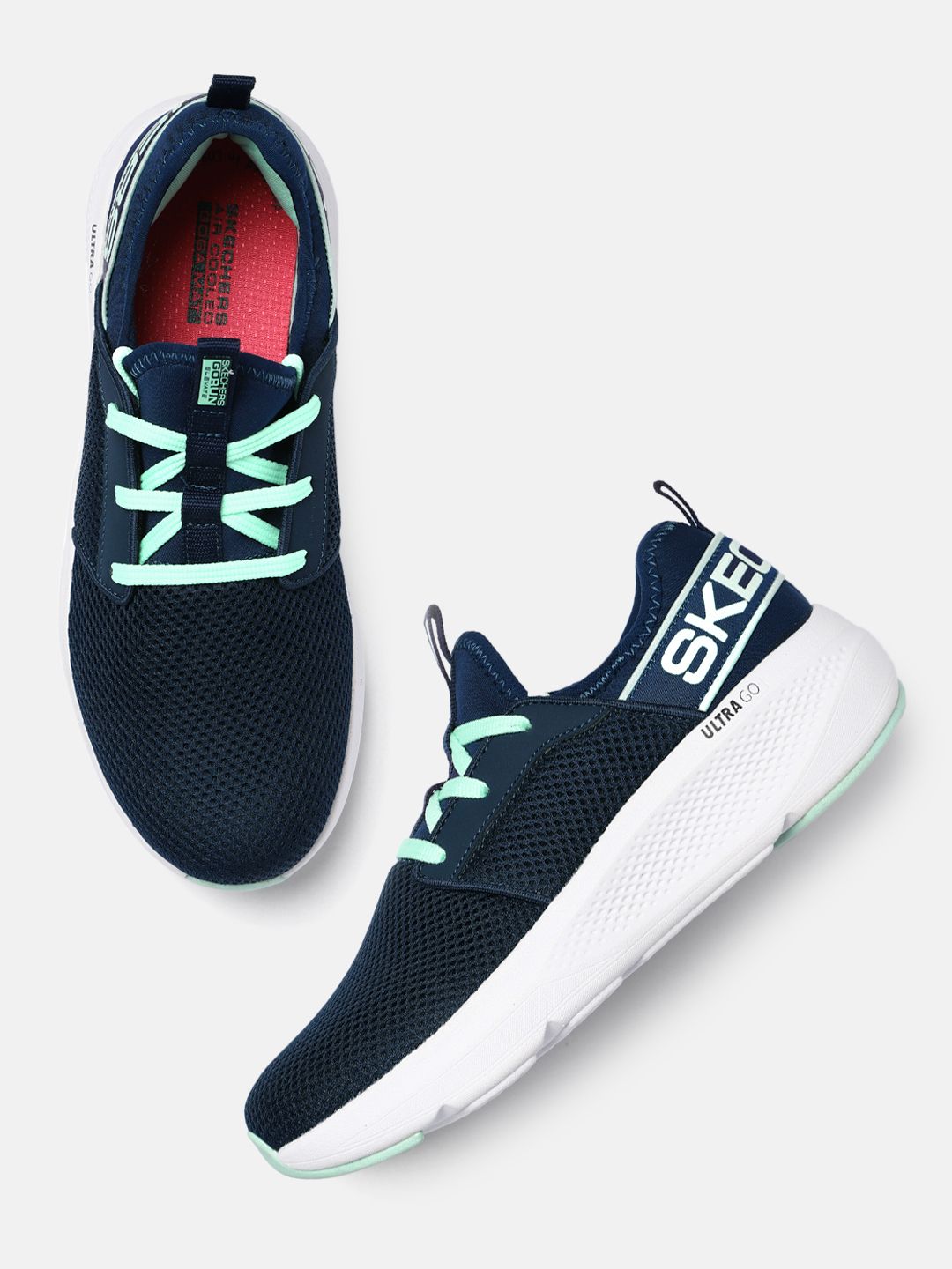 Skechers Women GO RUN ELEVATE Mesh Running Non-Marking Shoes-picture-47