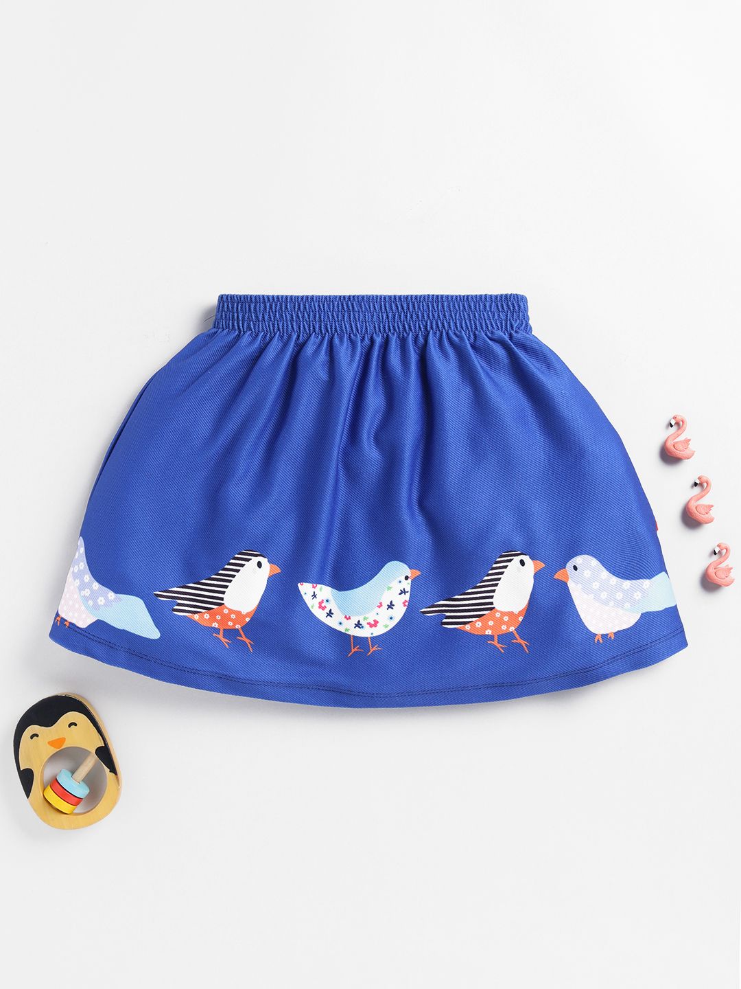 Here&Now X Game Begins Girls Printed Flared Skirt-picture-32